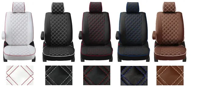 Quilted Clazzio Seat Cover color options
